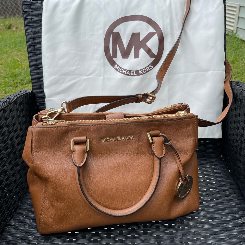 Authentic Michael Kors Tan Handbag